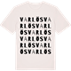 Vintage White t-shirt med Varlös ordlek t-shirt