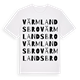 Värmlandsbro ordlek t-shirt