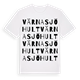 Värnasjöhult ordlek t-shirt