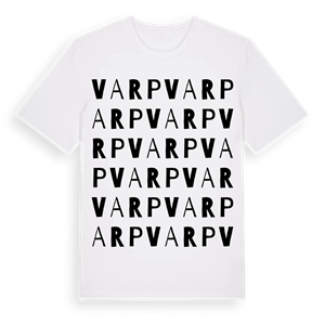 Varp ordlek t-shirt – ekologisk bomull t-shirt från Pinshirt