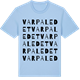 Blue Soul t-shirt med Varpaledet ordlek t-shirt