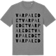 Mid Heather Gray t-shirt med Varpaledet ordlek t-shirt