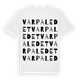 Varpaledet ordlek t-shirt