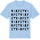 Blue Soul t-shirt med Varpet ordlek t-shirt