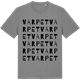 Mid Heather Gray t-shirt med Varpet ordlek t-shirt