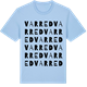 Blue Soul t-shirt med Varred ordlek t-shirt