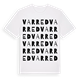 Varred ordlek t-shirt