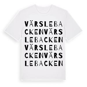 Värslebacken ordlek t-shirt – ekologisk bomull t-shirt från Pinshirt