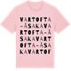 Pink Cotton t-shirt med Vartofta-Åsaka ordlek t-shirt