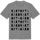 Mid Heather Gray t-shirt med Vartofta Gård ordlek t-shirt