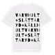 Varvhult + Slättaryd + Källhult ordlek t-shirt