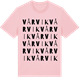 Pink Cotton t-shirt med Vårvik ordlek t-shirt