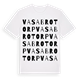 Vasabrotorp ordlek t-shirt