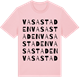 Pink Cotton t-shirt med Vasastaden ordlek t-shirt