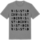 Mid Heather Gray t-shirt med Vasastaden ordlek t-shirt