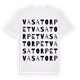 Vasatorpet ordlek t-shirt