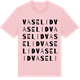 Pink Cotton t-shirt med Vaselid ordlek t-shirt