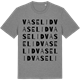 Mid Heather Gray t-shirt med Vaselid ordlek t-shirt
