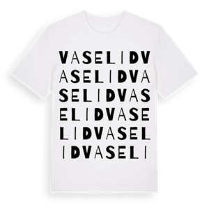 Vaselid ordlek t-shirt – ekologisk bomull t-shirt från Pinshirt