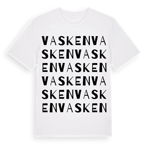 Vasken ordlek t-shirt – ekologisk bomull t-shirt från Pinshirt
