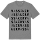Mid Heather Gray t-shirt med Vassåker ordlek t-shirt