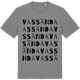 Mid Heather Gray t-shirt med Vassända ordlek t-shirt