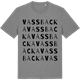 Mid Heather Gray t-shirt med Vassbacka ordlek t-shirt