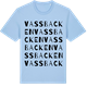 Blue Soul t-shirt med Vassbacken ordlek t-shirt