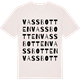 Vintage White t-shirt med Vassbotten ordlek t-shirt