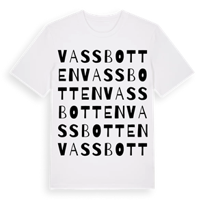 Vassbotten ordlek t-shirt – ekologisk bomull t-shirt från PinShirt