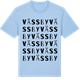 Blue Soul t-shirt med Vässby ordlek t-shirt