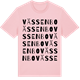 Pink Cotton t-shirt med Vässenbo ordlek t-shirt