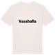 Vintage White t-shirt med Vasshalla fetstil t-shirt
