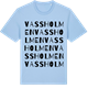 Blue Soul t-shirt med Vassholmen ordlek t-shirt