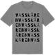 Mid Heather Gray t-shirt med Vasskären ordlek t-shirt