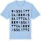 Blue Soul t-shirt med Vasslättekärr ordlek t-shirt