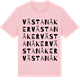 Pink Cotton t-shirt med Västanåker ordlek t-shirt