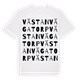 Västanvägatorp ordlek t-shirt