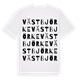 Västbjörke ordlek t-shirt