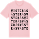 Pink Cotton t-shirt med Västerås ordlek t-shirt
