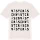 Vintage White t-shirt med Västeråsen ordlek t-shirt