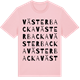 Pink Cotton t-shirt med Västerbacka ordlek t-shirt