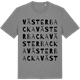 Mid Heather Gray t-shirt med Västerbacka ordlek t-shirt