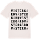Vintage White t-shirt med Västergård ordlek t-shirt