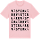 Pink Cotton t-shirt med Västerkärr ordlek t-shirt