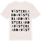Vintage White t-shirt med Västerlanda ordlek t-shirt