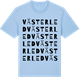 Blue Soul t-shirt med Västerled ordlek t-shirt