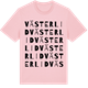 Pink Cotton t-shirt med Västerlid ordlek t-shirt