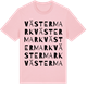 Pink Cotton t-shirt med Västermark ordlek t-shirt