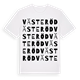 White t-shirt med Västeröd ordlek t-shirt